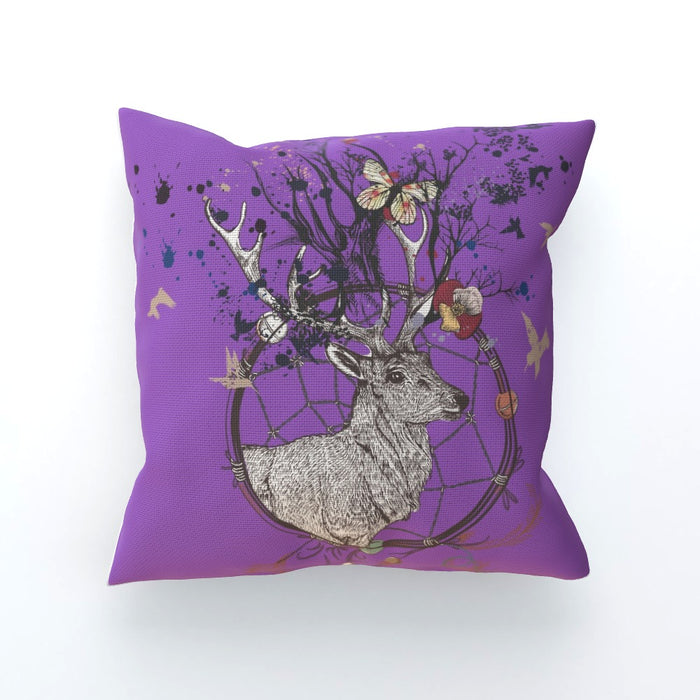 Cushion - Dream Catching Deer - printonitshop