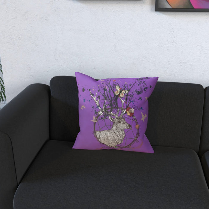 Cushion - Dream Catching Deer - printonitshop