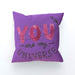 Cushion - You are my universe - Purple - printonitshop