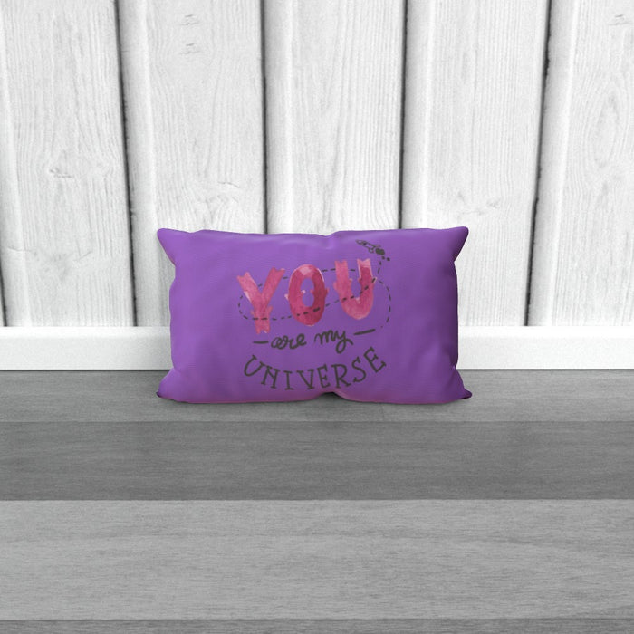 Cushion - You are my universe - Purple - printonitshop