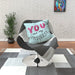 Cushion - You are my universe - Pale Blue - printonitshop