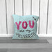 Cushion - You are my universe - Pale Blue - printonitshop