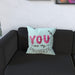 Cushion - You are my universe - Pale Blue - printonitshop