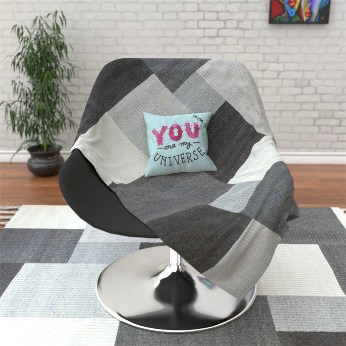 Cushion - You are my universe - Pale Blue - printonitshop