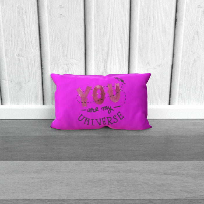 Cushion - You are my universe - Pink - printonitshop