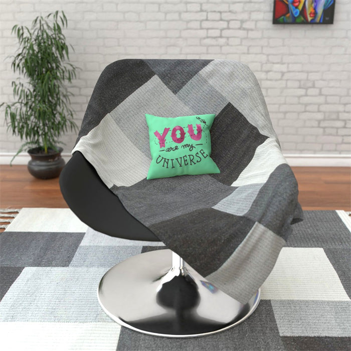 Cushion - You are my universe - Green Zest - printonitshop