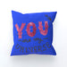 Cushion - You are my universe - Blue - printonitshop