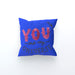 Cushion - You are my universe - Blue - printonitshop