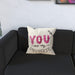 Cushion - You are my universe - Cream - printonitshop