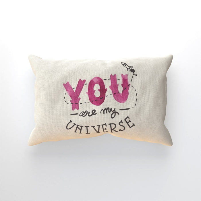 Cushion - You are my universe - Cream - printonitshop