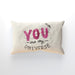 Cushion - You are my universe - Cream - printonitshop