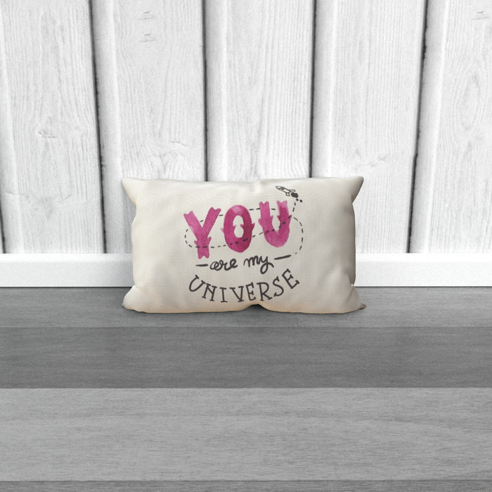 Cushion - You are my universe - Cream - printonitshop