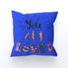 Cushion - You are Loved - Blue - printonitshop