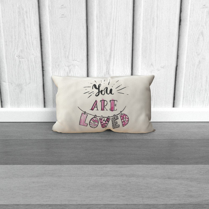 Cushion - You are Loved - Cream - printonitshop