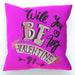 Cushion - Will You Be My Valentine - Pink - printonitshop