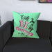 Cushion - Will You Be My Valentine - Green Zest - printonitshop