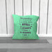 Cushion - I Love You Still - Green Zest - printonitshop