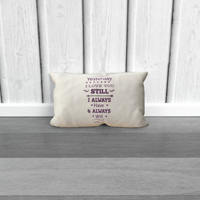 Cushion - I Love You Still - Cream - printonitshop