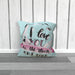 Cushion - I Love You To The Moon - Pale Blue - printonitshop