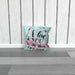 Cushion - I Love You To The Moon - Pale Blue - printonitshop