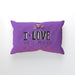 Cushion - I Love You More Thank Cupcakes - Purple - printonitshop