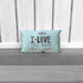 Cushion - I Love You More Thank Cupcakes - Pale Blue - printonitshop