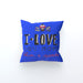 Cushion - I Love You More Thank Cupcakes - Blue - printonitshop