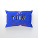 Cushion - I Love You More Thank Cupcakes - Blue - printonitshop