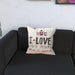 Cushion - I Love You More Thank Cupcakes - Cream - printonitshop