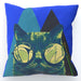 Cushion - Mr Cool Cat Blue - printonitshop