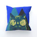 Cushion - Mr Cool Cat Blue - printonitshop