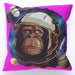 Cushion - Space Chimp Pink - printonitshop