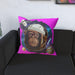 Cushion - Space Chimp Pink - printonitshop