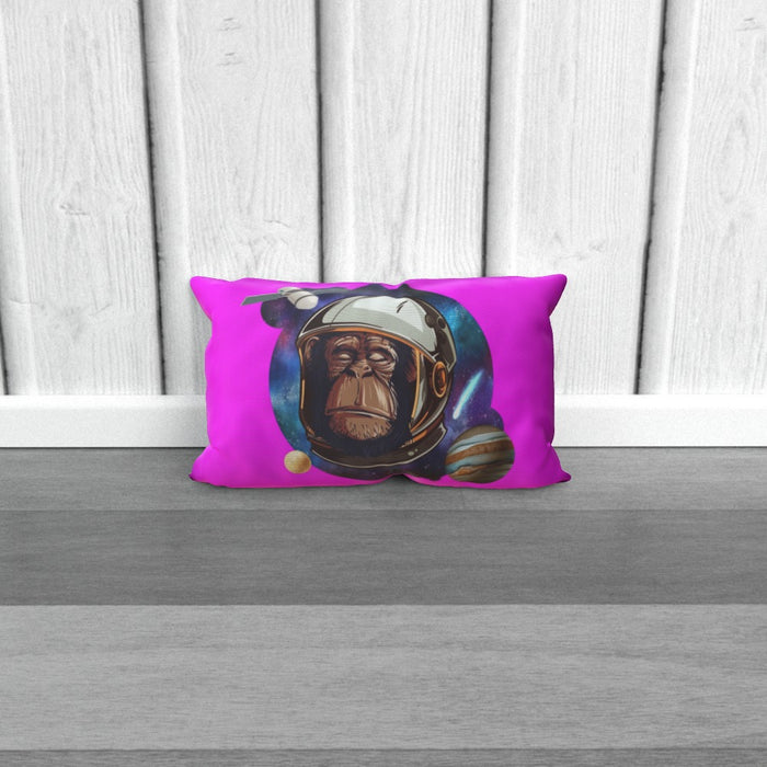 Cushion - Space Chimp Pink - printonitshop