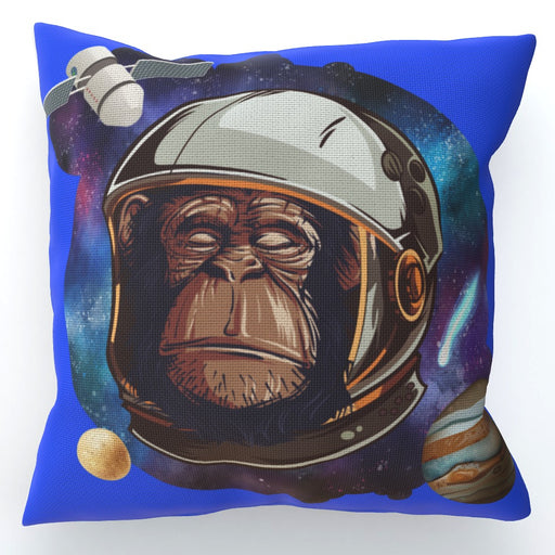 Cushion - Space Chimp Blue - printonitshop