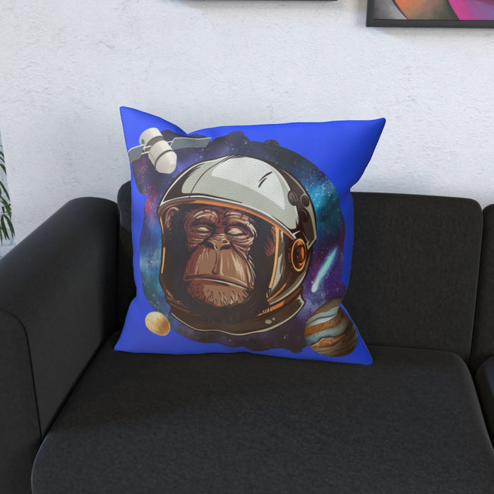 Cushion - Space Chimp Blue - printonitshop