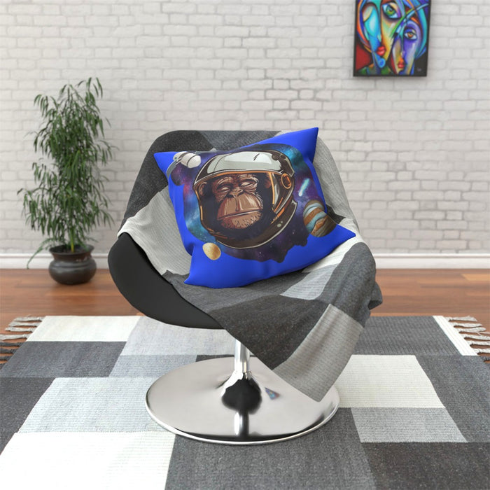 Cushion - Space Chimp Blue - printonitshop