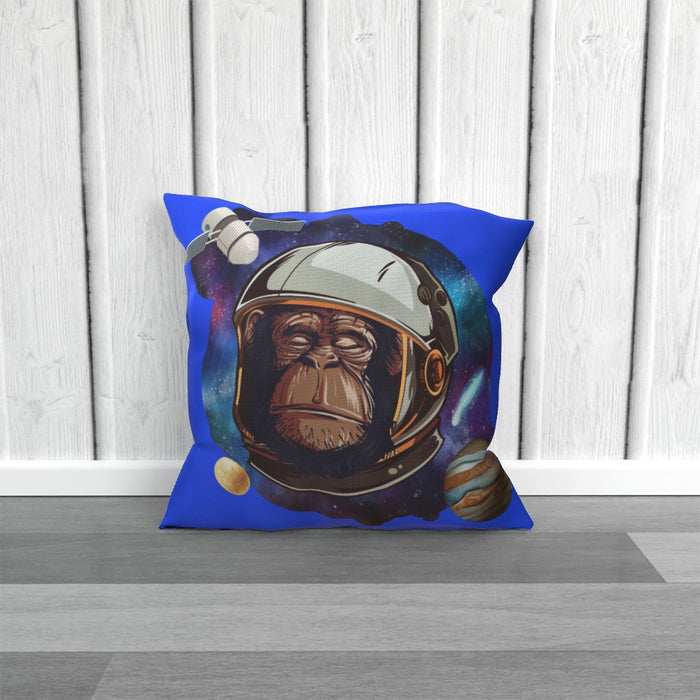 Cushion - Space Chimp Blue - printonitshop