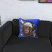 Cushion - Space Chimp Blue - printonitshop