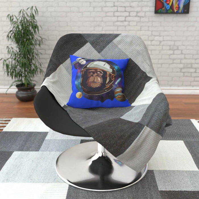 Cushion - Space Chimp Blue - printonitshop