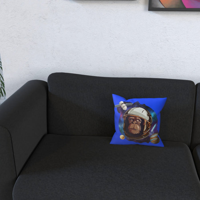 Cushion - Space Chimp Blue - printonitshop