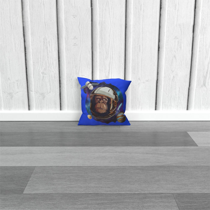 Cushion - Space Chimp Blue - printonitshop