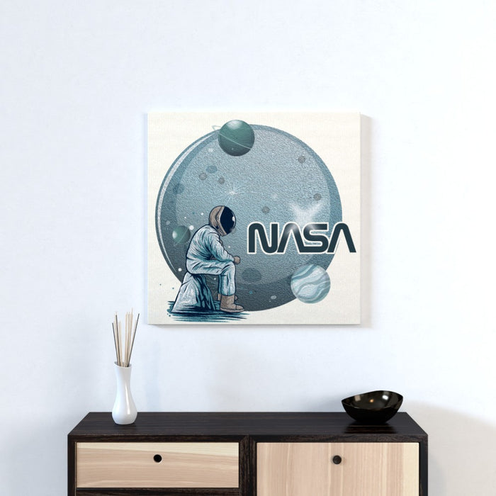 Wall Canvas - Lonely Astronaut - printonitshop