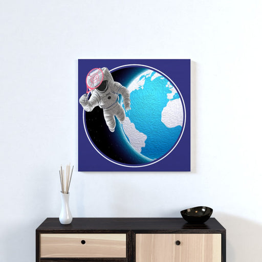 Wall Canvas - Racket Spaceman - printonitshop