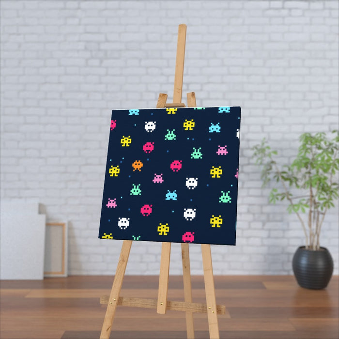 Wall Canvas - Invaders - printonitshop