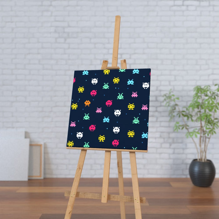 Wall Canvas - Invaders - printonitshop