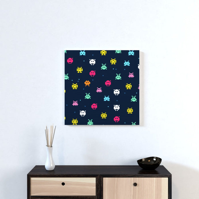 Wall Canvas - Invaders - printonitshop