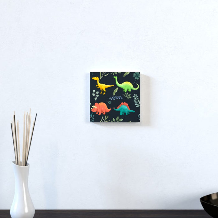 Wall Canvas - Dino Dark - printonitshop