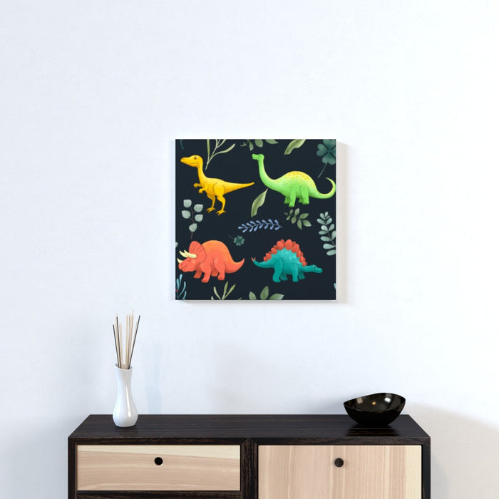 Wall Canvas - Dino Dark - printonitshop