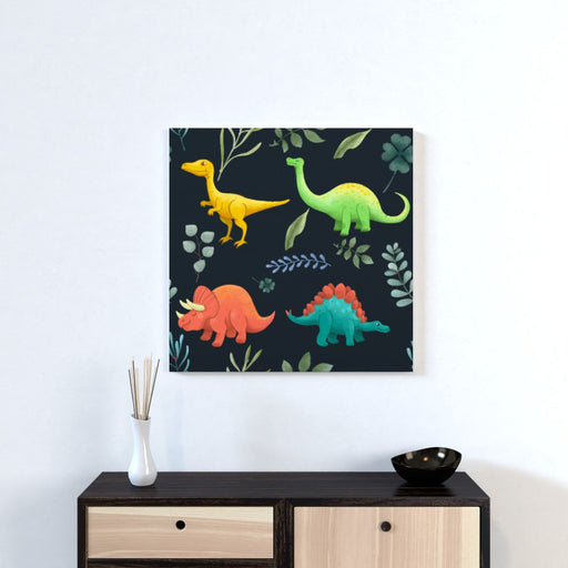 Wall Canvas - Dino Dark - printonitshop